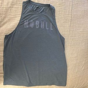 Women’s Nobull Muscle Tank light blue, size large, barley worn